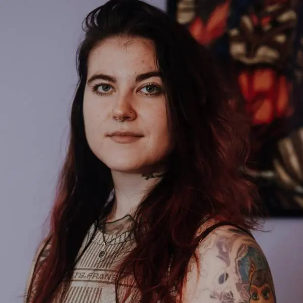 Portrait of Noemi, Tattoo Artist at Ragequit Tattoo Piercing Zurich